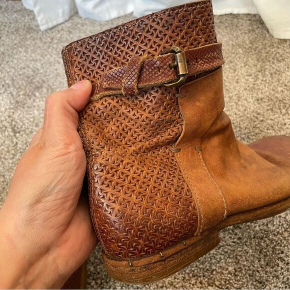 ✨RARE✨A.S.98 Airstep Geometric Leather Boot Wonen’s Size 37 - Picture 6 of 10
